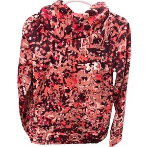 Under Armor Hoodie Camo‎ Design Girls Size 4 Pink Brown